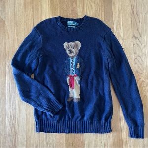 Ralph Lauren Crewneck Bear Sweater